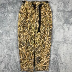Vintage Orvis Skyline Camo Fall Flight Lightweight Pants Belted Breathable SZ M